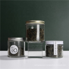 Best Selling 4 oz Straight Sided Round Glass Jars For Spices Packaging Jars 120ml For Chinese Tea Saffron Salt Pepper